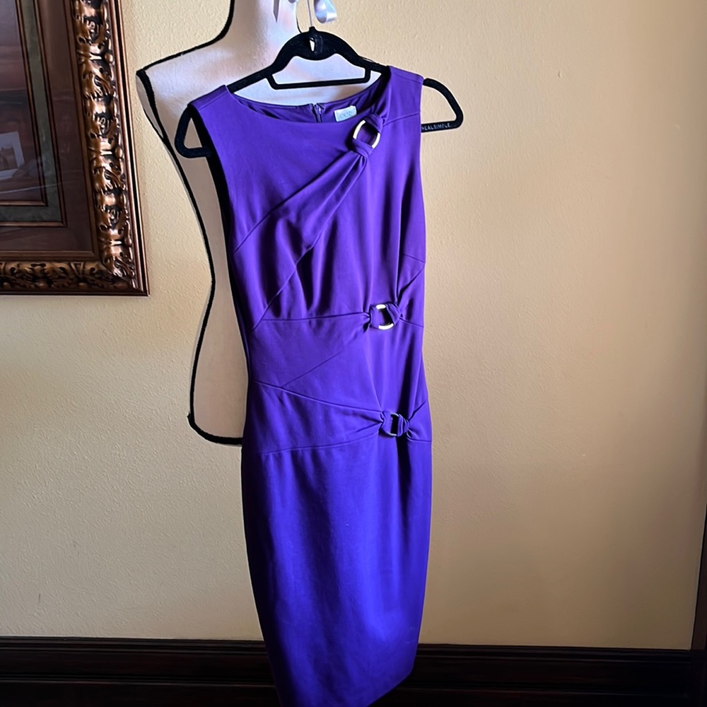 Cache purple dress. Beautiful in great condition.